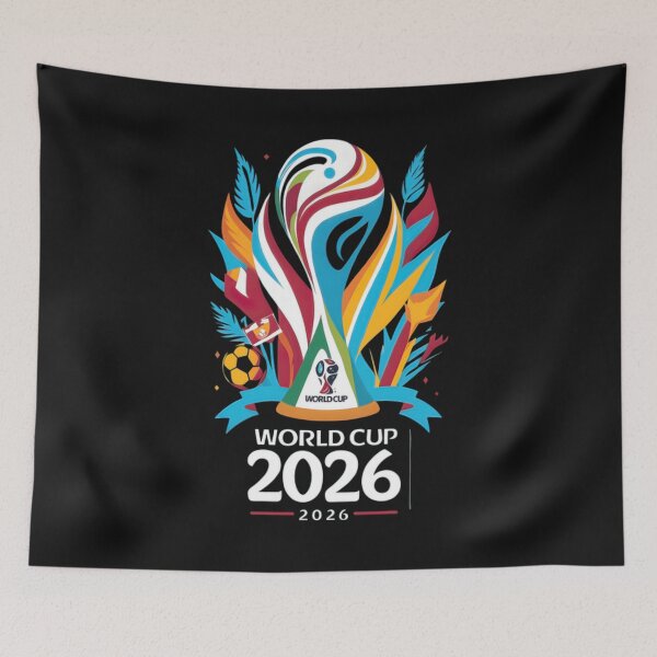 Item preview, Colorful Soccer Trophy 2026 International Football Fan Classic T-Shirt designed and sold by BlitCrankMath.
