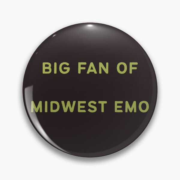 Item preview, "Big Fan of Midwest Emo" green designed and sold by zozzy-does-art.