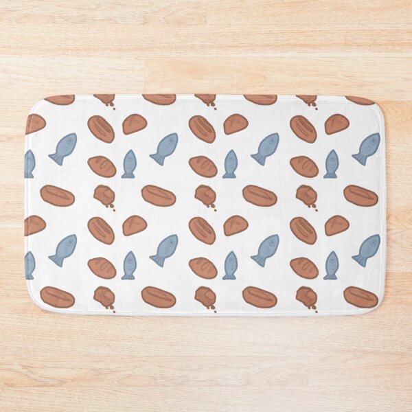 Item preview, fish and bread designed and sold by Ellora Elkalyn.