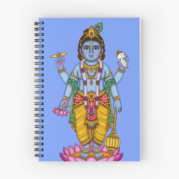 Item preview, Lord Vishnu Artwork | Sacred Hindu God Digital Illustration designed and sold by Harshit_Digital_Arts.