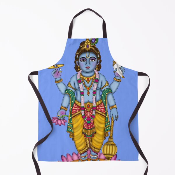 Item preview, Lord Vishnu Artwork | Sacred Hindu God Digital Illustration designed and sold by Harshit_Digital_Arts.