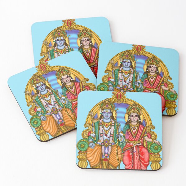 Item preview, Lord Sitaram Artwork | Sacred Hindu Digital Illustration designed and sold by Harshit_Digital_Arts.