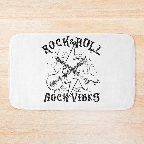 Item preview, Vintage Rock and Roll Crossed Guitars Rock Vibes designed and sold by The secret storage room.