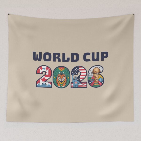Item preview, North America Soccer 2026 USA Canada Mexico Football Classic T-Shirt designed and sold by BlitCrankMath.