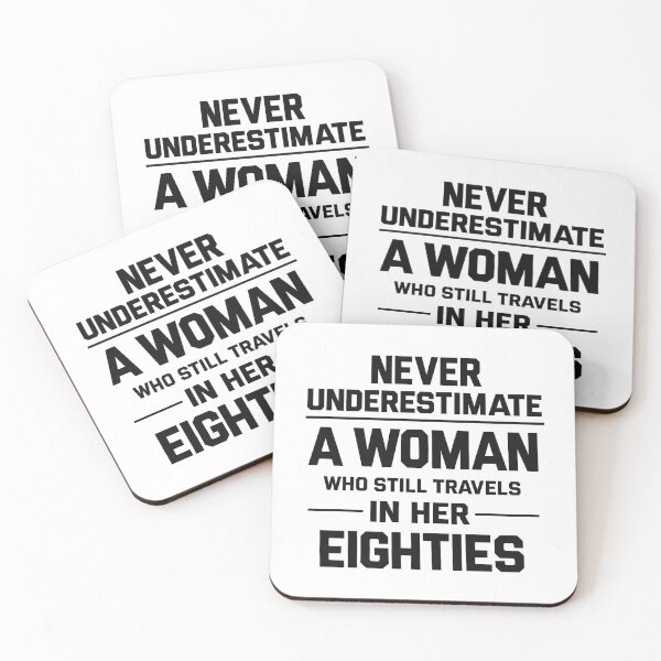 Item preview, Never Underestimate A Woman Who Still Travels In Her Eighties,Grandma  designed and sold by CloudyPress.