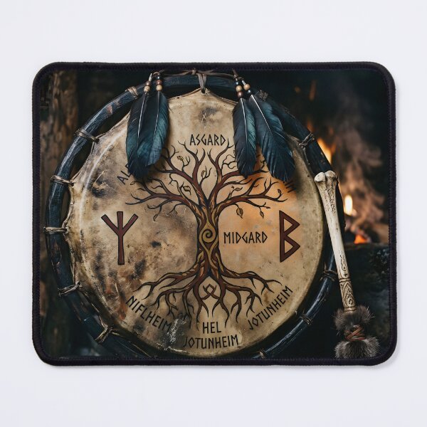 Item preview, Norse Shaman Drum designed and sold by KilgoreCreates.