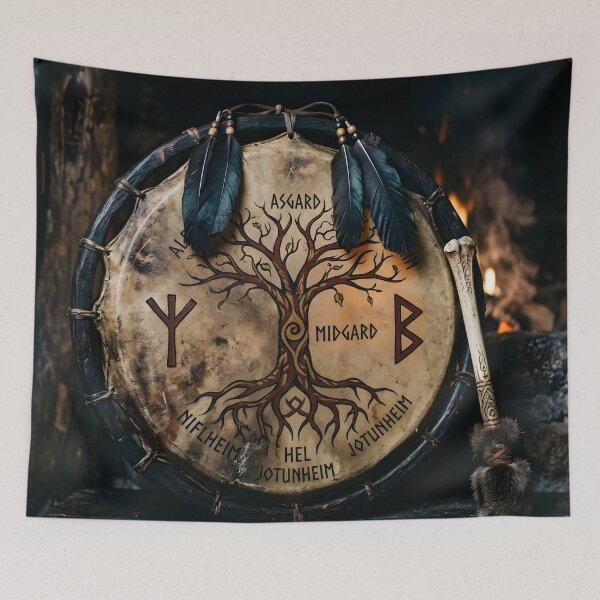 Item preview, Norse Shaman Drum designed and sold by KilgoreCreates.