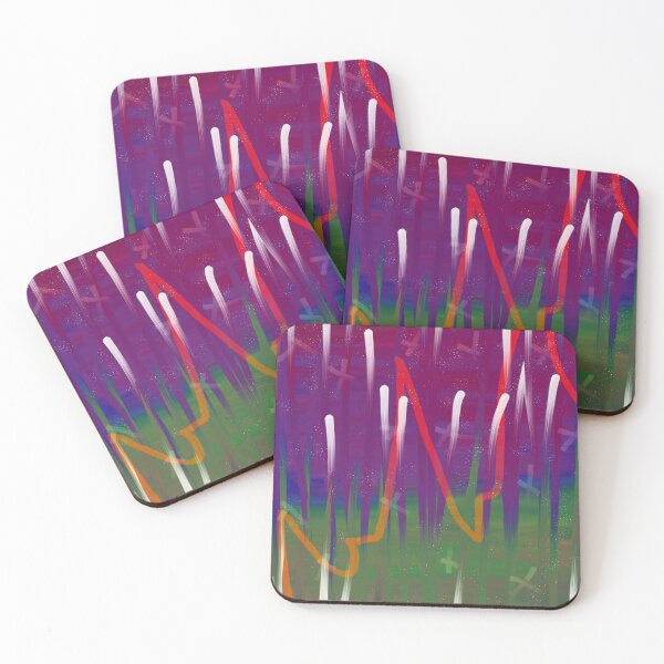 Item preview, Green Violet Rain. designed and sold by Mjessutienda.
