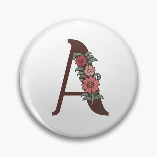 Item preview, Floral A Monogram designed and sold by DonnaRaquel.