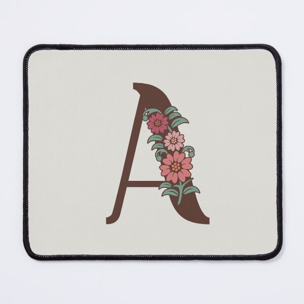 Item preview, Floral A Monogram designed and sold by DonnaRaquel.