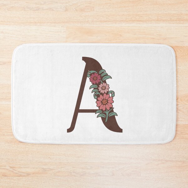 Item preview, Floral A Monogram designed and sold by DonnaRaquel.