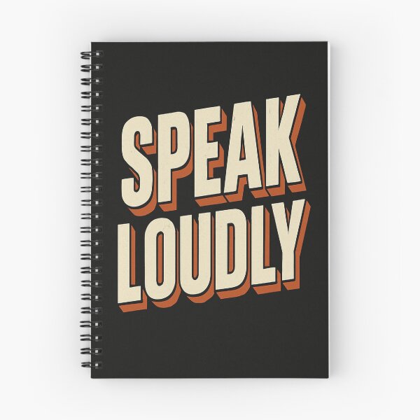 Item preview, Speak Loudly – Retro Bold Statement Tee designed and sold by RustyKrowbar.