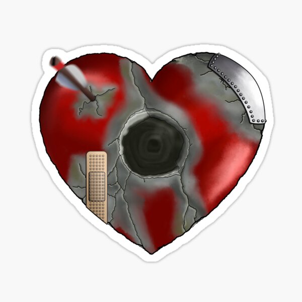 Item preview, Wounded Heart designed and sold by yusaku.