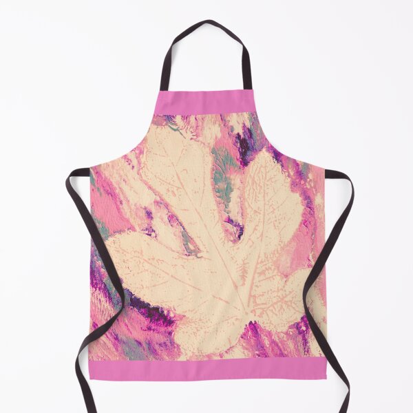 Item preview, Fig Leaf Echo — Ghost Monoprint in Soft Blush designed and sold by Gentle Bookbinding.