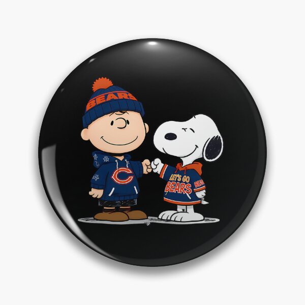 Artikelvorschau, Charlie Brown und Snoopy NFL Chicago Bears entworfen und verkauft von SCIZOME.