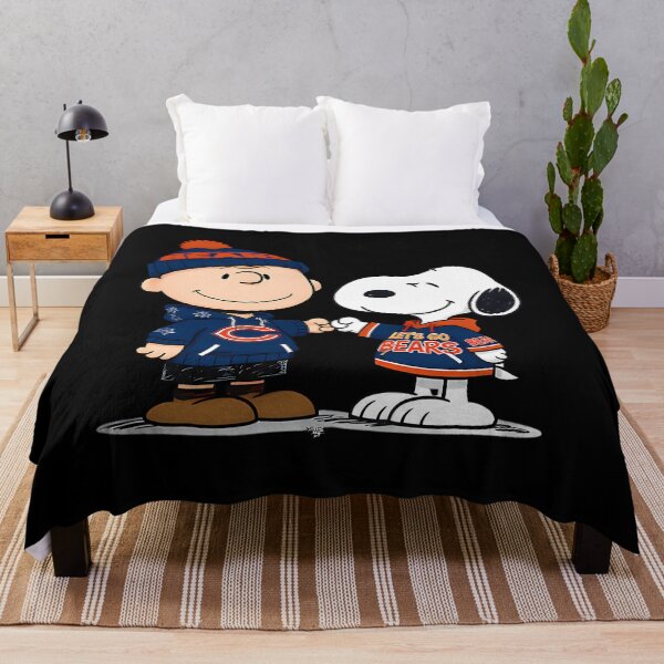 Artikelvorschau, Charlie Brown und Snoopy NFL Chicago Bears entworfen und verkauft von SCIZOME.