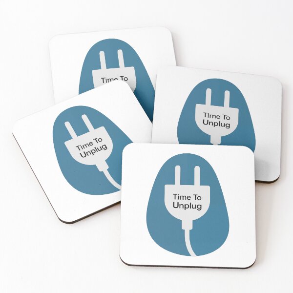 Item preview, Electric Plug Time To Unplug Minimalist Mindful Digital Detox designed and sold by FWLKIT.