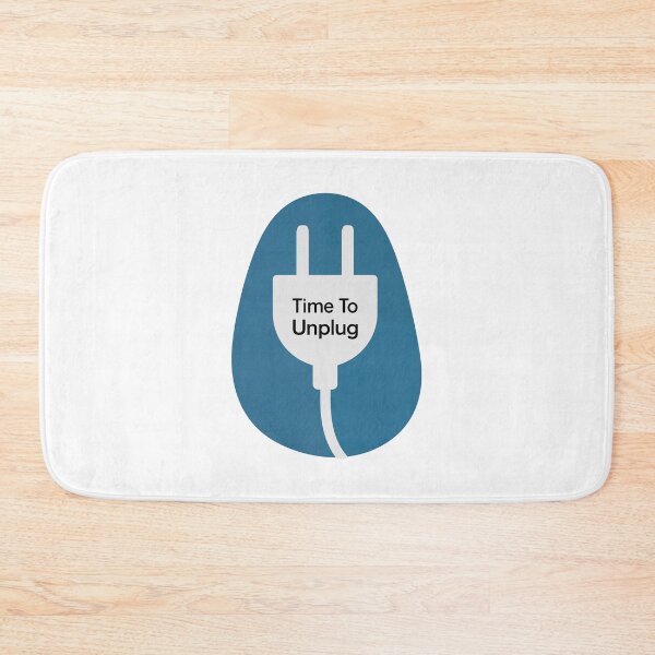 Item preview, Electric Plug Time To Unplug Minimalist Mindful Digital Detox designed and sold by FWLKIT.