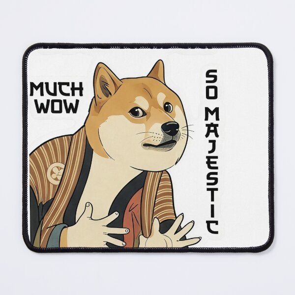 Item preview, Doge Kabuki - Vintage Japanese Ukiyo-e Shiba Inu Meme designed and sold by PixelsTelas.