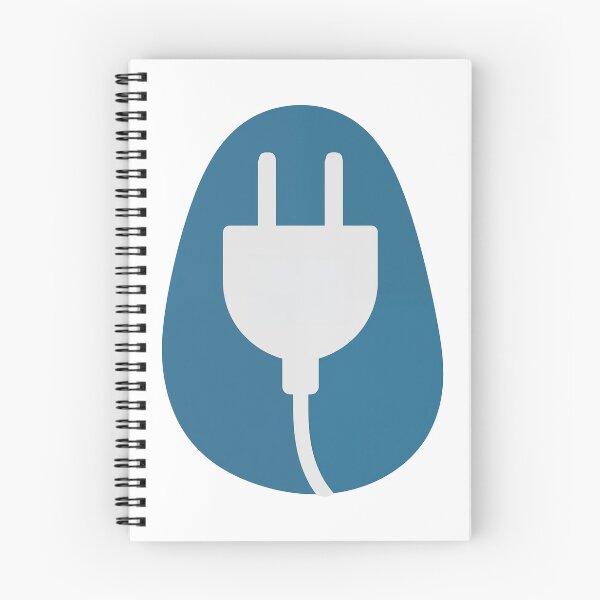 Item preview, Power Cord Plug Flat Minimal Two-Prong Symbol On Teal designed and sold by FWLKIT.