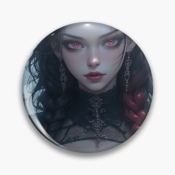 Item preview, Hot Halloween Anime Goth Girl Waifu 64 designed and sold by Your New Fixation.