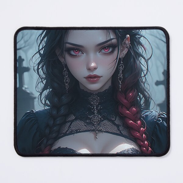 Item preview, Hot Halloween Anime Goth Girl Waifu 64 designed and sold by Your New Fixation.