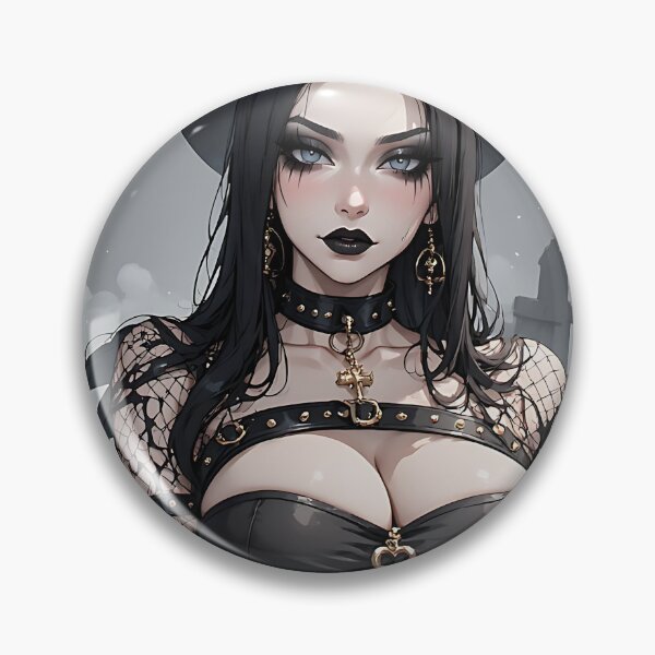 Item preview, Hot Halloween Anime Goth Girl Waifu 65 designed and sold by Your New Fixation.