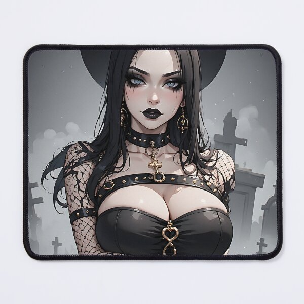 Item preview, Hot Halloween Anime Goth Girl Waifu 65 designed and sold by Your New Fixation.