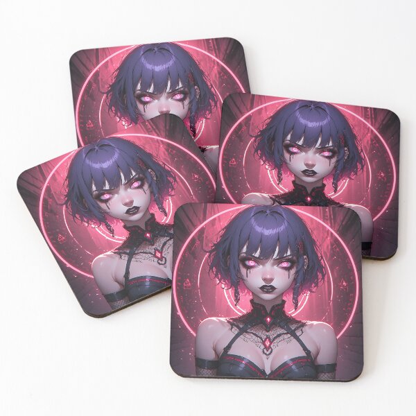Item preview, Hot Halloween Anime Goth Girl Waifu 68 designed and sold by Your New Fixation.