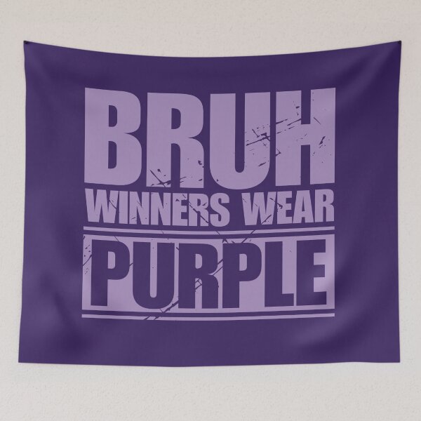Item preview, Bruh Winners Wear Purple designed and sold by Dondonmart.