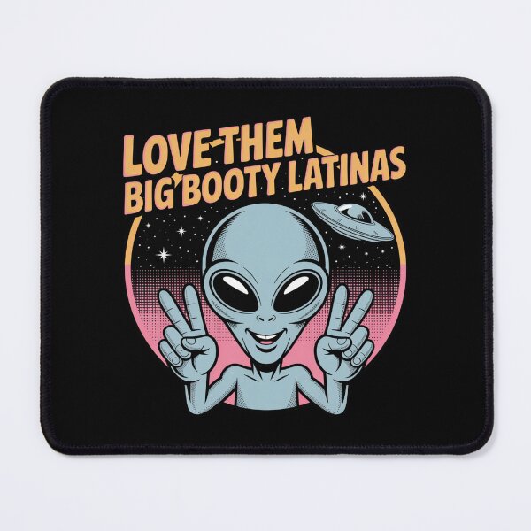 Item preview, Love Them Latinas Alien and Spaceship designed and sold by Peter Stawicki.