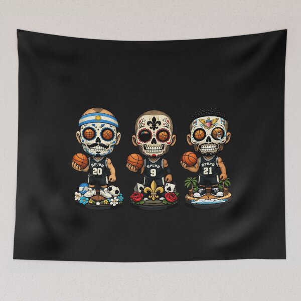 Item preview, Calavera Basketball Player Sugar Skull Art designed and sold by Tsugraf Designs.