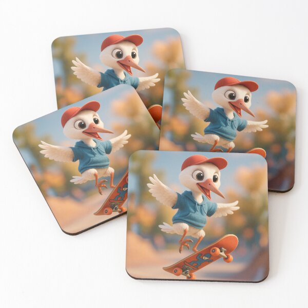 Item preview, Skater Whooping Crane designed and sold by Sillytoe.