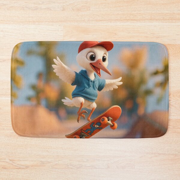 Item preview, Skater Whooping Crane designed and sold by Sillytoe.
