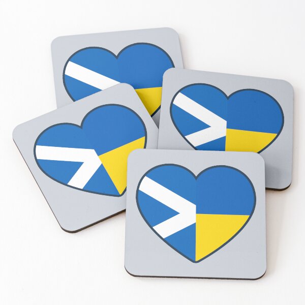 Item preview, Scotland Ukraine | 2 Nations 1 Heart designed and sold by sublimesun.