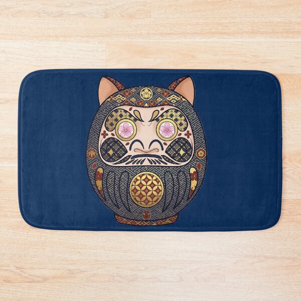 Item preview, Unique Luxury Cat Eared Daruma Art 猫耳達磨アート designed and sold by hepcat-plus.