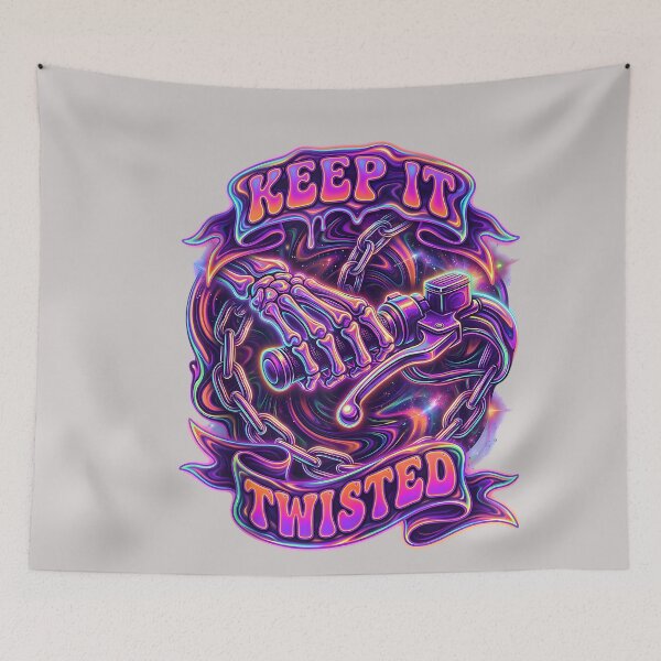 Item preview, Biker Dad Gift Keep It Twisted Touring Gas Motorcycle Tank Top designed and sold by MabelWells.