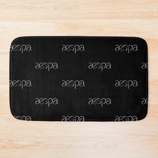 Item preview, aespa Futuristic Chrome Ribbon Logo designed and sold by moamaxshop.