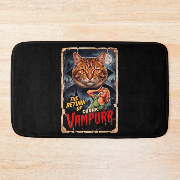 Item preview, The Return of Chonk Vampurr Funny Cat Horror Movie designed and sold by d247.