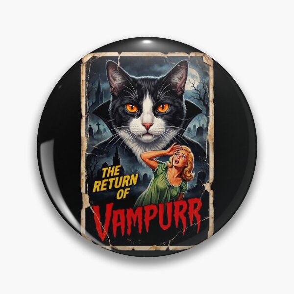 Item preview, The Return of Vampurr Funny Cat Vampire Movie designed and sold by d247.