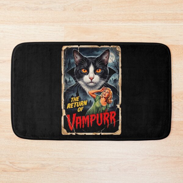 Item preview, The Return of Vampurr Funny Cat Vampire Movie designed and sold by d247.