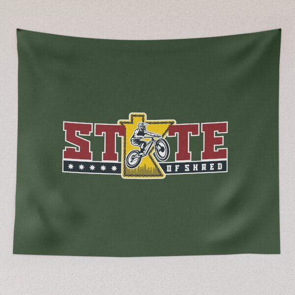 Item preview, MINNESOTA STATE OF MTB SHRED designed and sold by Spokelore.