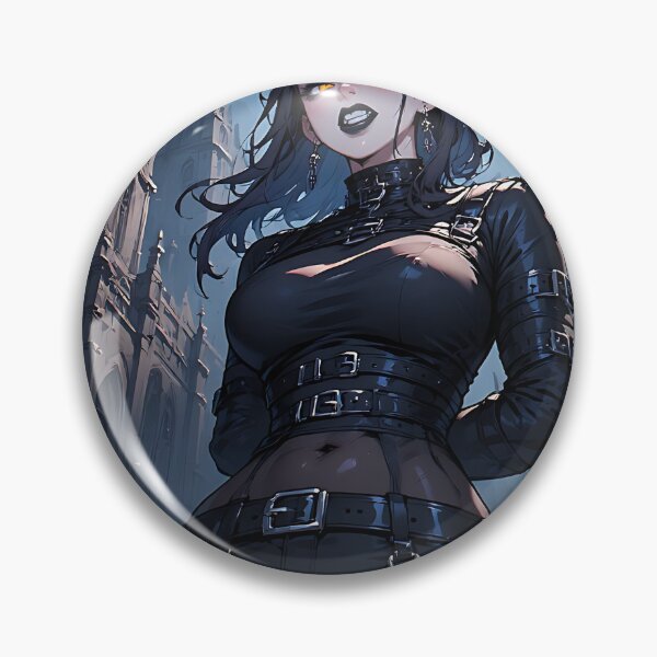 Item preview, Hot Halloween Anime Goth Girl Waifu 73 designed and sold by Your New Fixation.