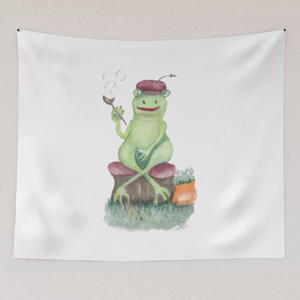 Item preview, Froggie Blowing Bubbles designed and sold by STHoganArtist.