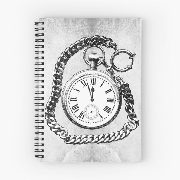 Item preview, Victorian Pocket Watch Roman Numerals Heavy Chain Dark designed and sold by Ghoul Enterprises.