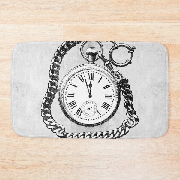 Item preview, Victorian Pocket Watch Roman Numerals Heavy Chain Dark designed and sold by Ghoul Enterprises.