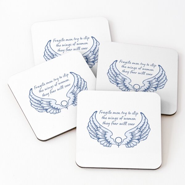 Item preview, Fragile men try to clip the wings of women they fear will soar designed and sold by EvergreenRevolt.