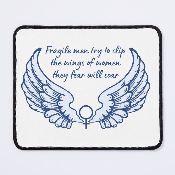 Item preview, Fragile men try to clip the wings of women they fear will soar designed and sold by EvergreenRevolt.