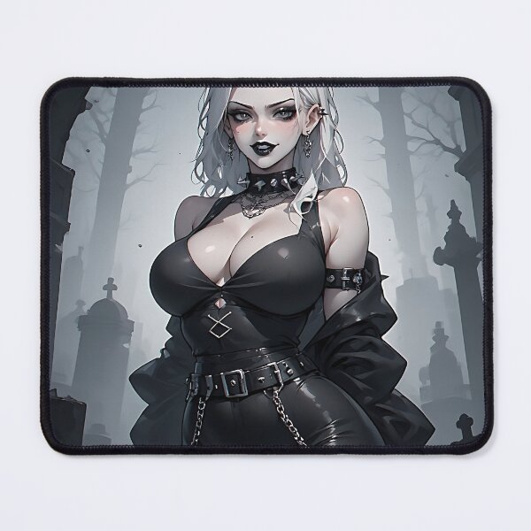 Item preview, Hot Halloween Anime Goth Girl Waifu 75 designed and sold by Your New Fixation.