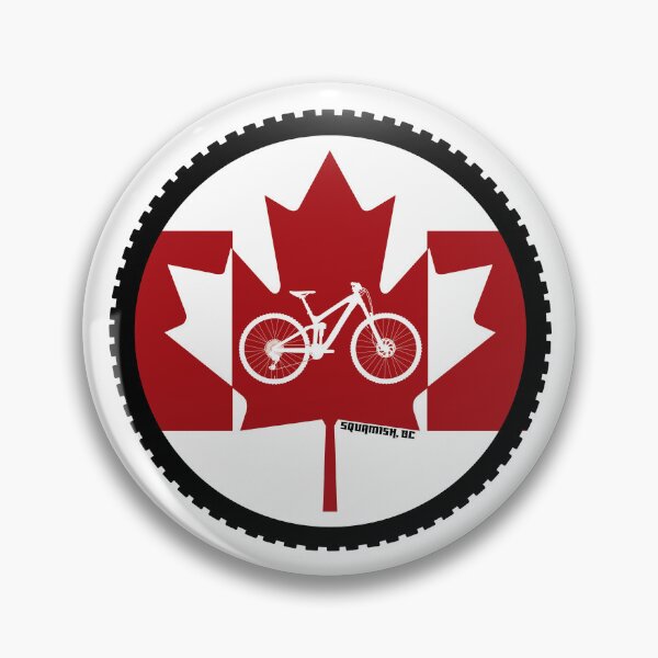 Item preview, MTB BRITISH COLUMBIA — CANADIAN FLAG designed and sold by Spokelore.